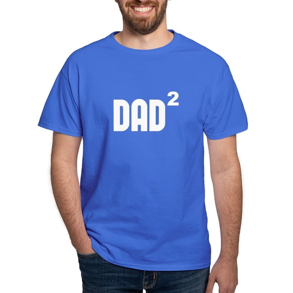 CafePress - Dad2 Dad Squared Exponentially T Shirt - Men's Classic Graphic Cotton T-Shirt