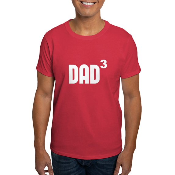 CafePress - Dad3 Dad Cubed Exponentially T Shirt - Men's Classic Graphic Cotton T-Shirt