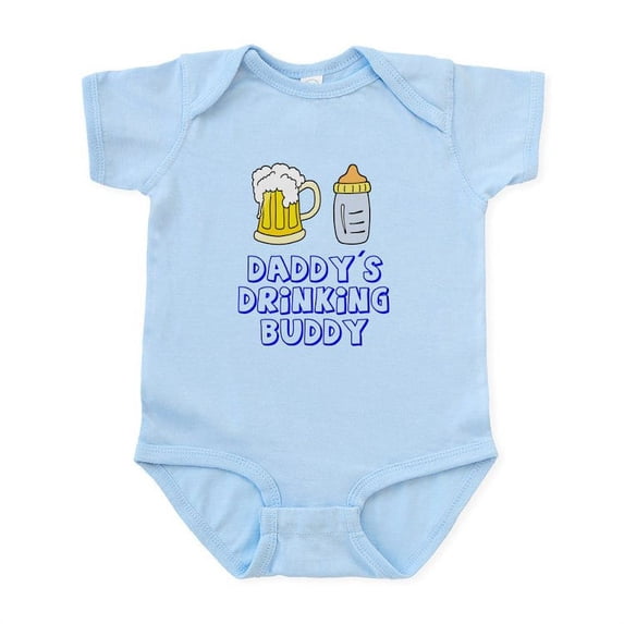 CafePress - Daddrinkbud - Baby Light Bodysuit, Size Newborn - 24 Months