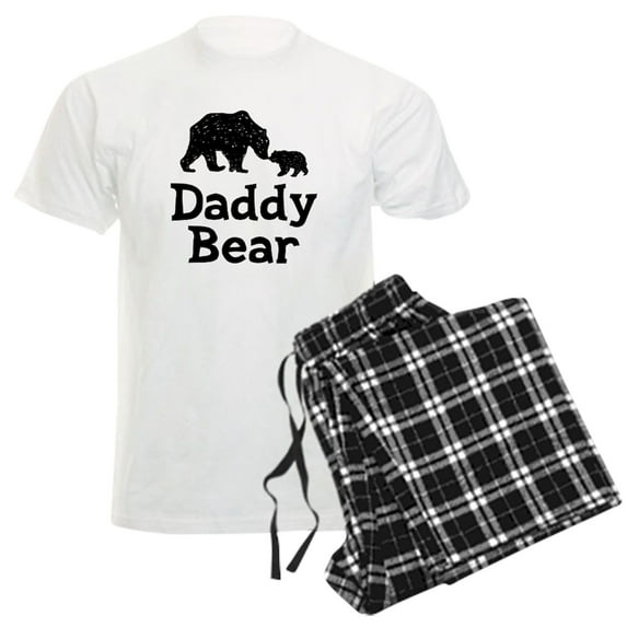 CafePress - Daddy Bear Men's Light Pajamas - Men's Light Loose Fit Cotton Pajama Set