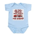 thumbnail image 1 of CafePress - Daddy Fire Truck Infant Bodysuit - Baby Light Bodysuit, Size Newborn - 24 Months, 1 of 4