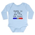thumbnail image 1 of CafePress - Daddy Is A Cop But Im The Boss Body Suit - Long Sleeve Cotton Baby Bodysuit, 1 of 4