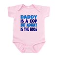 thumbnail image 1 of CafePress - Daddy Is A Cop Mommy Is The Boss Body Suit - Baby Light Bodysuit, 1 of 4