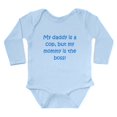 thumbnail image 1 of CafePress - Daddy Is A Cop Mommy Is The Boss Body Suit - Long Sleeve Cotton Baby Bodysuit, 1 of 4