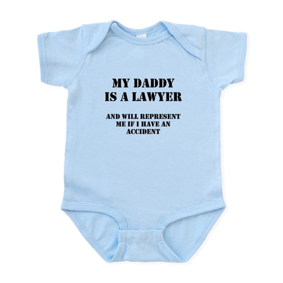 CafePress - Daddy Is A Lawyer 1 Infant Bodysuit - Baby Light Bodysuit, Size Newborn - 24 Months