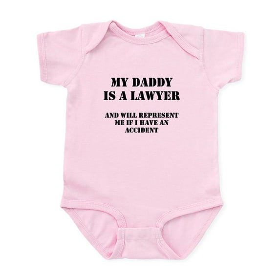 CafePress - Daddy Is A Lawyer 1 Infant Bodysuit - Baby Light Bodysuit, Size Newborn - 24 Months