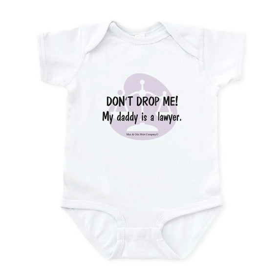 CafePress - Daddy Lawyer Infant Bodysuit - Baby Light Bodysuit, Size Newborn - 24 Months