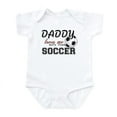 thumbnail image 1 of CafePress - Daddy Loves Me More Than Soccer Infant Bodysuit - Baby Light Bodysuit, Size Newborn - 24 Months, 1 of 4