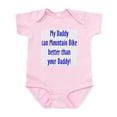 thumbnail image 1 of CafePress - Daddy Mountain Bike Body Suit - Baby Light Bodysuit, Size Newborn - 24 Months, 1 of 4