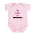 thumbnail image 1 of CafePress - Daddy Pipeliner Pink Infant Bodysuit - Baby Light Bodysuit, Size Newborn - 24 Months, 1 of 4
