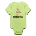 thumbnail image 1 of CafePress - Daddy Pipeliner- Pink Infant Bodysuit - Baby Light Bodysuit, 1 of 1