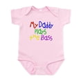 thumbnail image 1 of CafePress - Daddy Plays Bass Infant Bodysuit - Baby Light Bodysuit, Size Newborn - 24 Months, 1 of 4