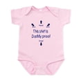 thumbnail image 1 of CafePress - Daddy Proof Blue Body Suit - Baby Light Bodysuit, Size Newborn - 24 Months, 1 of 4