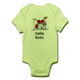 thumbnail image 1 of CafePress - Daddy Rocks Body Suit - Baby Light Bodysuit, 1 of 1
