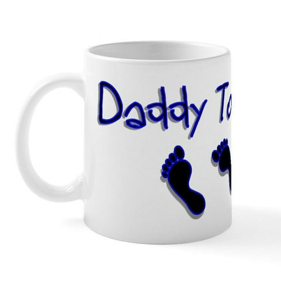 CafePress - Daddy To Be Mug - 11 oz Ceramic Mug - Novelty Coffee Tea Cup