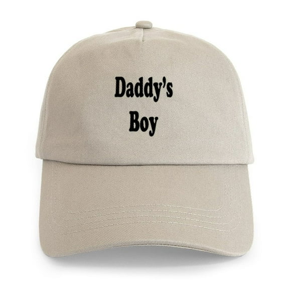 CafePress - Daddy's Boy Cap - Adjustable 100% Brushed Unisex Casual Cotton Baseball Cap, Beige, 1