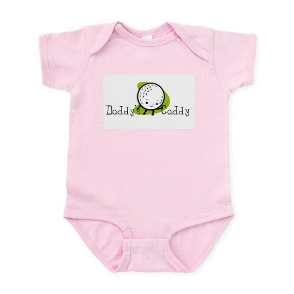 CafePress - Daddy's Caddy Golf Infant Bodysuit - Baby Light Bodysuit, Size Newborn - 24 Months