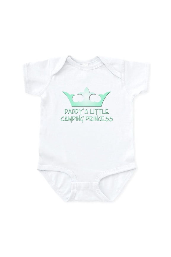 - Daddy's Camping Princess Infant Bodysuit - Baby Light Bodysuit, Size Newborn - 24 Months