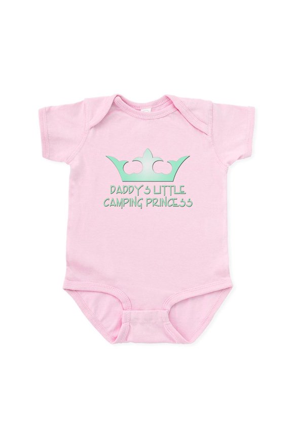 - Daddy's Camping Princess Infant Bodysuit - Baby Light Bodysuit, Size Newborn - 24 Months