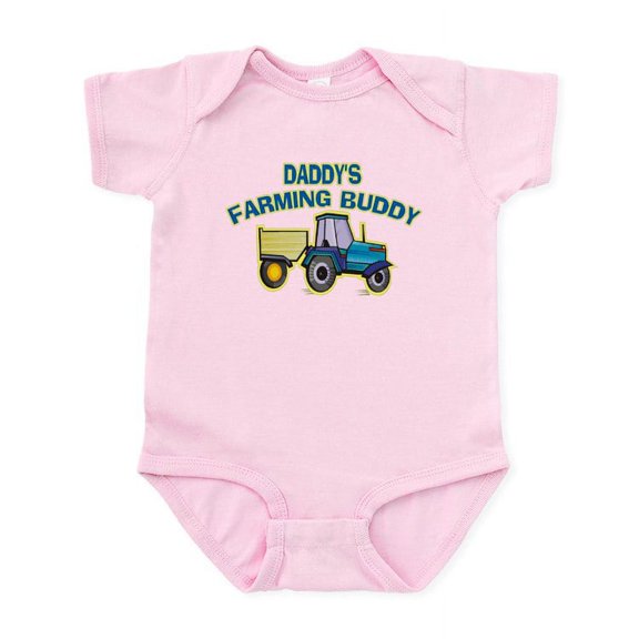 CafePress - Daddy's Farming Buddy Infant Bodysuit - Baby Light Bodysuit, Size Newborn - 24 Months