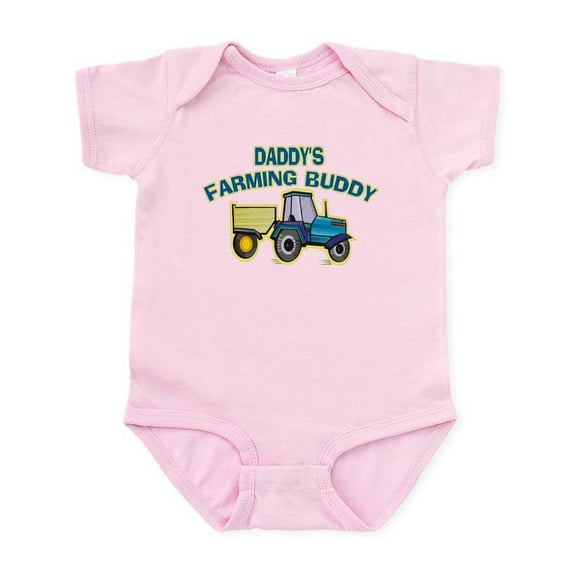 CafePress - Daddy's Farming Buddy Infant Bodysuit - Baby Light Bodysuit, Size Newborn - 24 Months