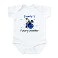 thumbnail image 1 of CafePress - Daddy's Future Drummer Infant Bodysuit - Baby Light Bodysuit, Size Newborn - 24 Months, 1 of 4