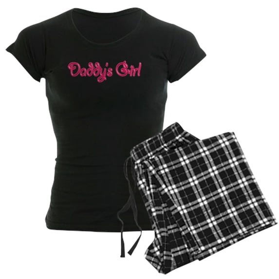 CafePress - Daddy's Girl Bling - Women's Dark Pajamas