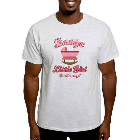 CafePress - Daddy's Girl On Way Light T Shirt - Men's Classic Graphic T-Shirt