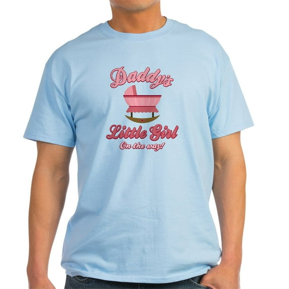 CafePress - Daddy's Girl On Way Light T Shirt - Men's Classic Graphic T-Shirt