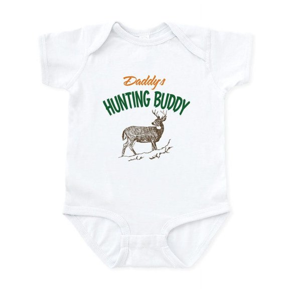 CafePress - Daddy's Hunting Buddy Infant Bodysuit - Baby Light Bodysuit, Size Newborn - 24 Months