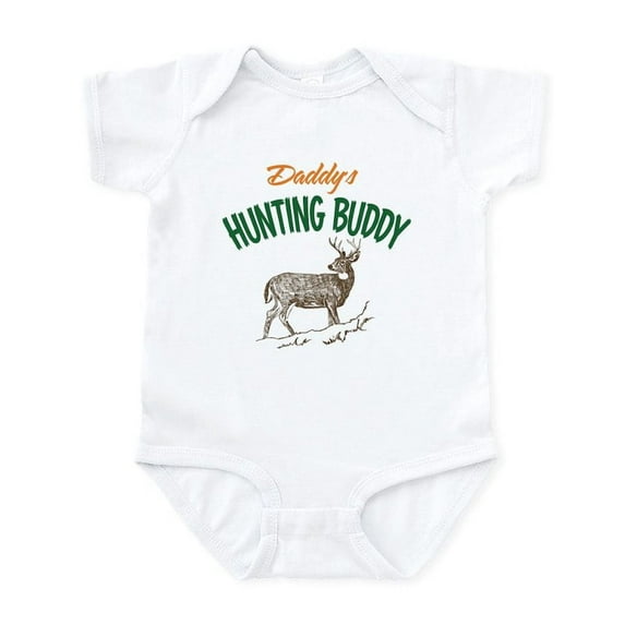 CafePress - Daddy's Hunting Buddy Infant Bodysuit - Baby Light Bodysuit, Size Newborn - 24 Months