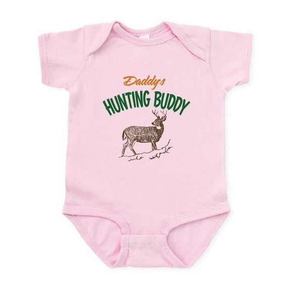 CafePress - Daddy's Hunting Buddy Infant Bodysuit - Baby Light Bodysuit, Size Newborn - 24 Months