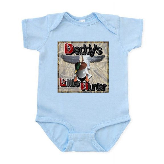 CafePress - Daddy's Lil' Hunter III Infant Bodysuit - Baby Light Bodysuit, Size Newborn - 24 Months