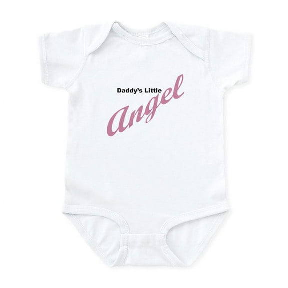 CafePress - Daddy's Little Angel (Pink) Baby Creeper - Baby Light Bodysuit, Size Newborn - 24 Months