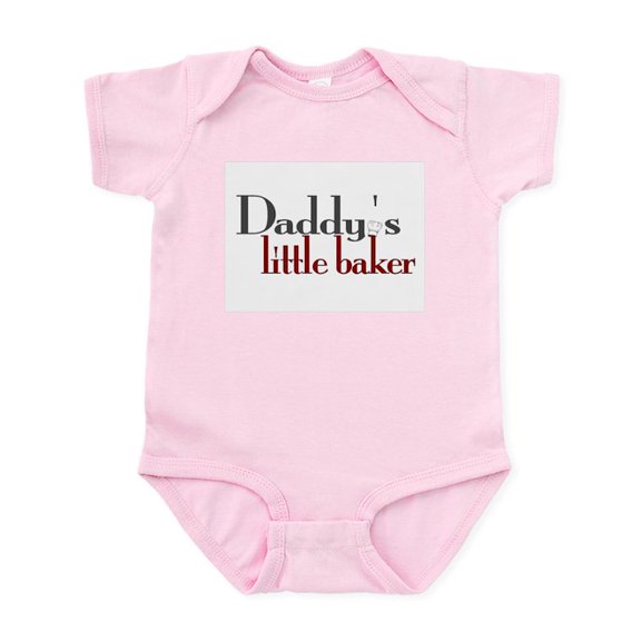 CafePress - Daddy's Little Baker Infant Bodysuit - Baby Light Bodysuit, Size Newborn - 24 Months