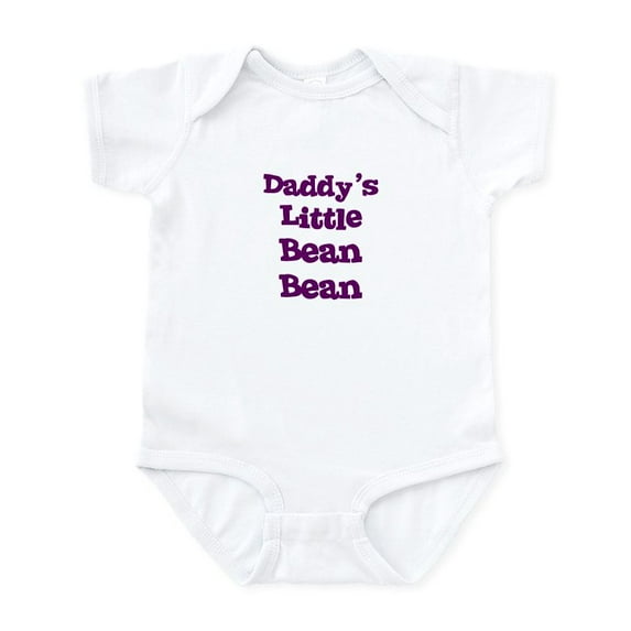 CafePress - Daddy's Little Bean Bean Infant Creeper - Baby Light Bodysuit, Size Newborn - 24 Months