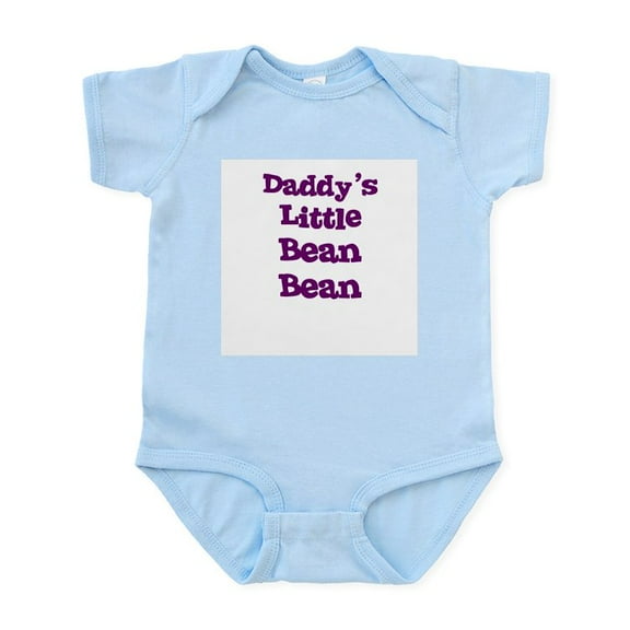 CafePress - Daddy's Little Bean Bean Infant Creeper - Baby Light Bodysuit, Size Newborn - 24 Months