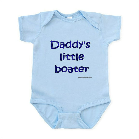 CafePress - Daddy's Little Boater Infant Bodysuit - Baby Light Bodysuit, Size Newborn - 24 Months