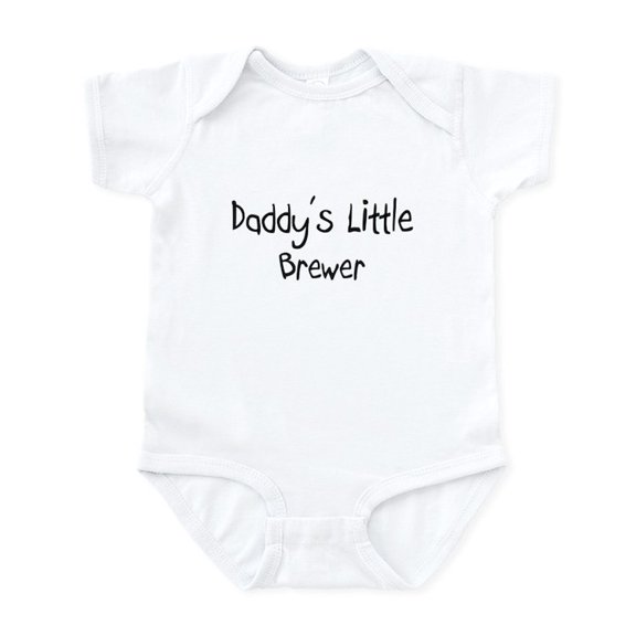 CafePress - Daddy's Little Brewer Infant Bodysuit - Baby Light Bodysuit, Size Newborn - 24 Months