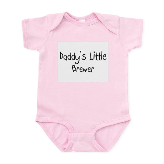 CafePress - Daddy's Little Brewer Infant Bodysuit - Baby Light Bodysuit, Size Newborn - 24 Months