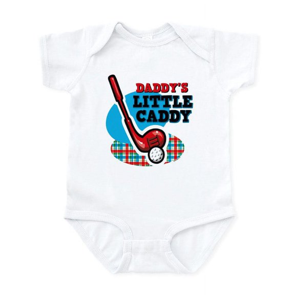 CafePress - Daddy's Little Caddy Infant Bodysuit - Baby Light Bodysuit, Size Newborn - 24 Months