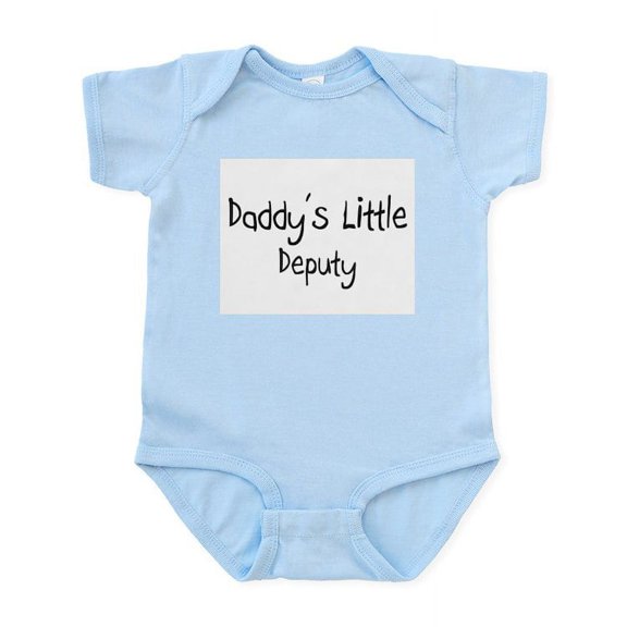 CafePress - Daddy's Little Deputy Infant Bodysuit - Baby Light Bodysuit, Size Newborn - 24 Months