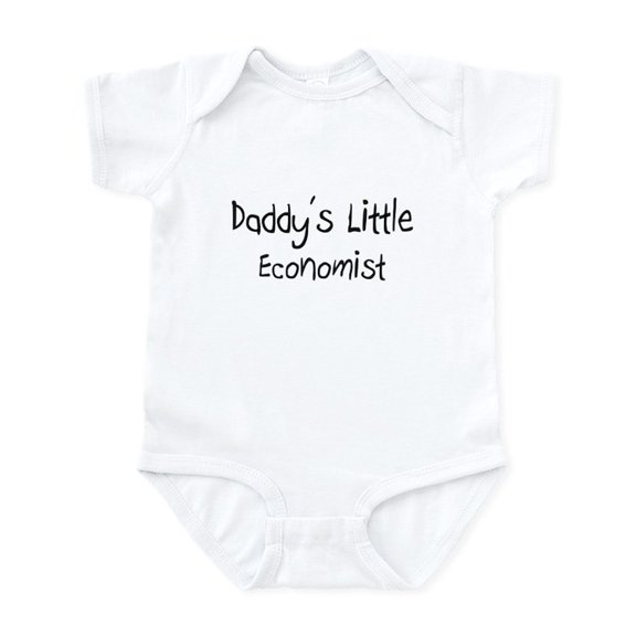 CafePress - Daddy's Little Economist Infant Bodysuit - Baby Light Bodysuit, Size Newborn - 24 Months