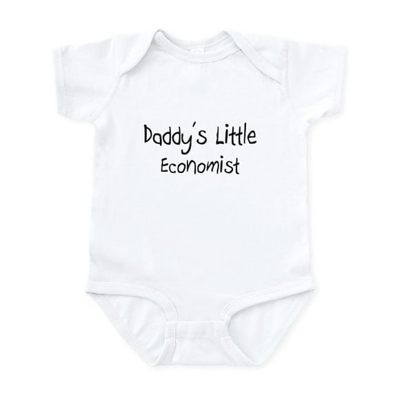 CafePress - Daddy's Little Economist Infant Bodysuit - Baby Light Bodysuit, Size Newborn - 24 Months