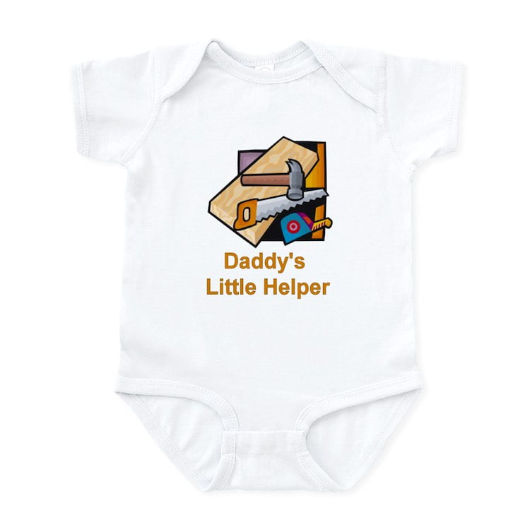CafePress Daddy's Little Helper (Carpenter) Infant Creeper Baby