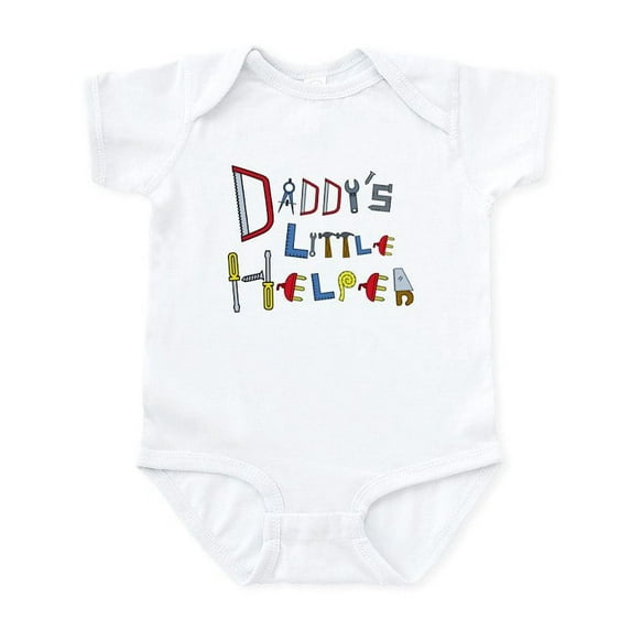 CafePress - Daddy's Little Helper Infant Bodysuit - Baby Light Bodysuit, Size Newborn - 24 Months