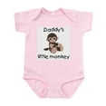 thumbnail image 1 of CafePress - Daddy's Little Monkey (Brown) Infant Bodysuit - Baby Light Bodysuit, Size Newborn - 24 Months, 1 of 4