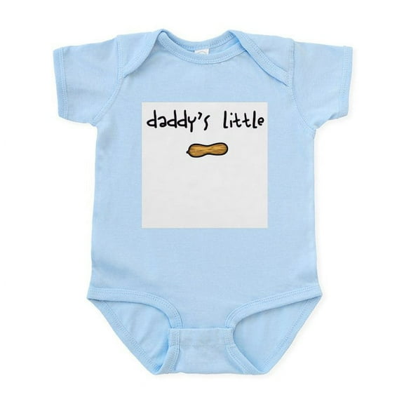 CafePress - Daddy's Little Peanut - Baby Light Bodysuit, Size Newborn - 24 Months