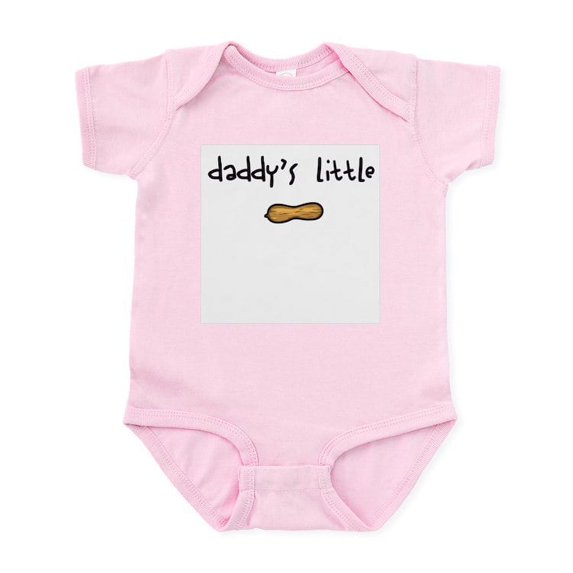 CafePress - Daddy's Little Peanut - Baby Light Bodysuit, Size Newborn - 24 Months