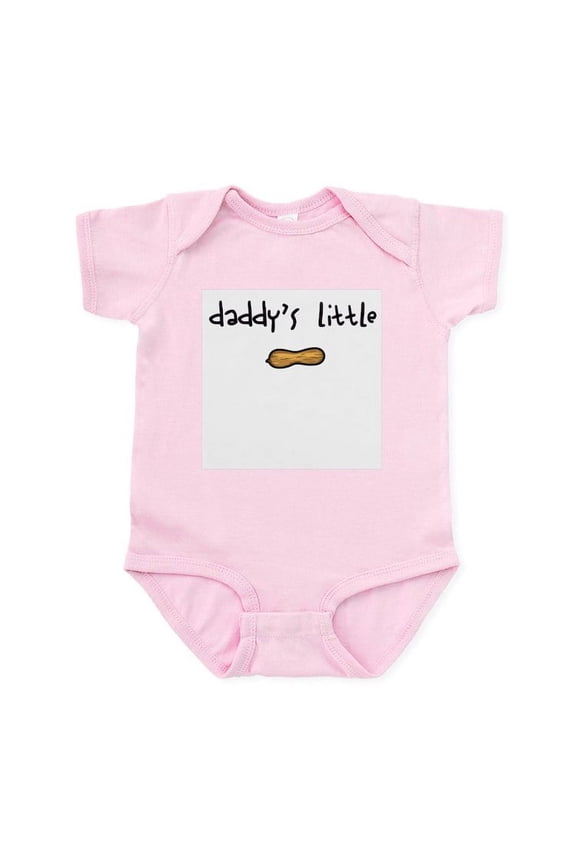 - Daddy's Little Peanut - Baby Light Bodysuit, Size Newborn - 24 Months